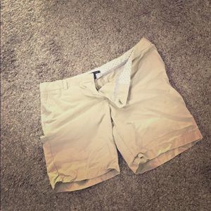 khaki shorts